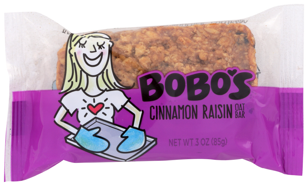 Bobo's Oat Bars All Natural Cinnamon Raisin Oat Bar (12x3 Oz)