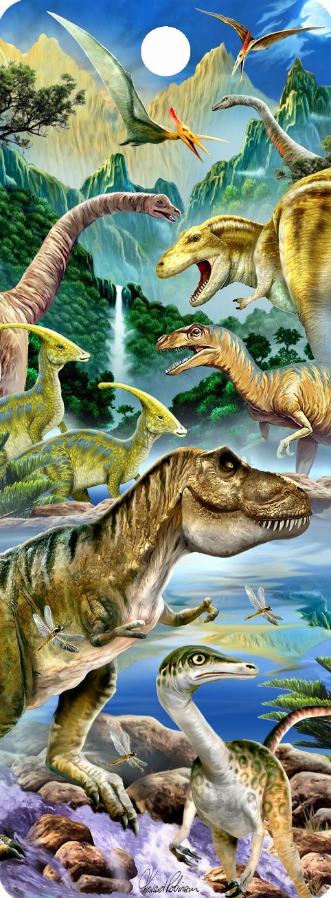 Dinosaur Valley - 3D Bookmark