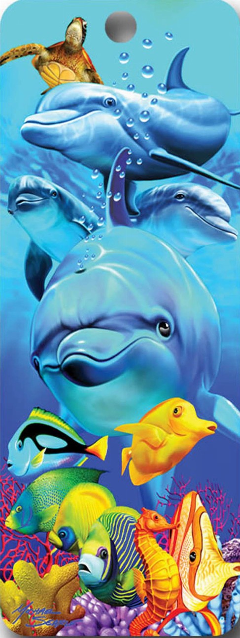 Dolphins - 3D Bookmark