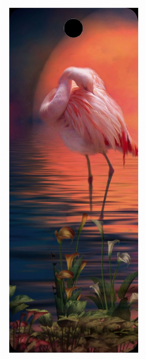 Flamingo - 3D Bookmark