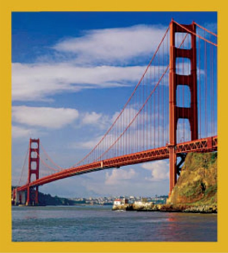 Golden Gate Bridge - Magnetic Bookmark