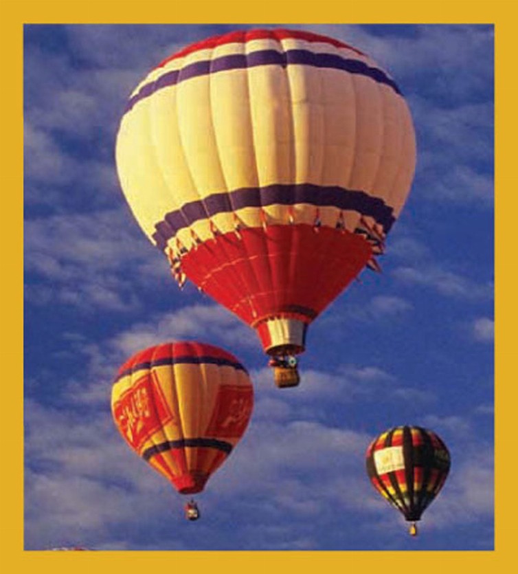 Hot Air Balloon - Magnetic Bookmark