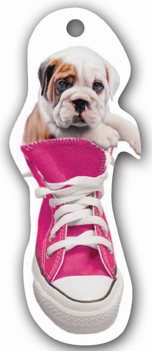 I Love My Dog - Die Cut Bookmark - I Love My Bulldog