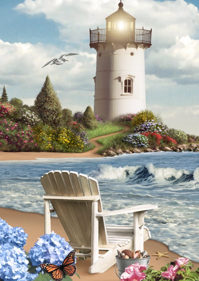 Lighthouse - 3D Postcard