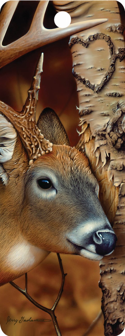 Loving Deer - 3D Bookmark