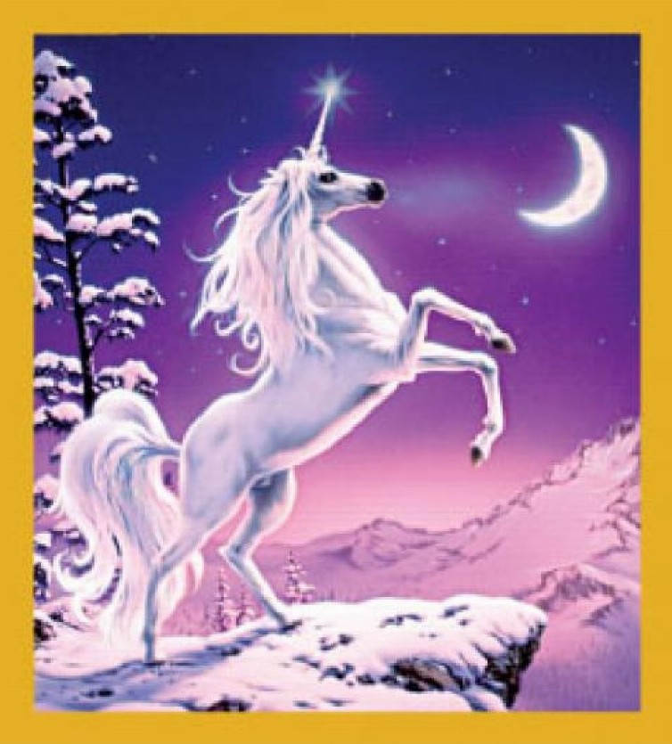 Moonlight Unicorn - Magnetic Bookmark