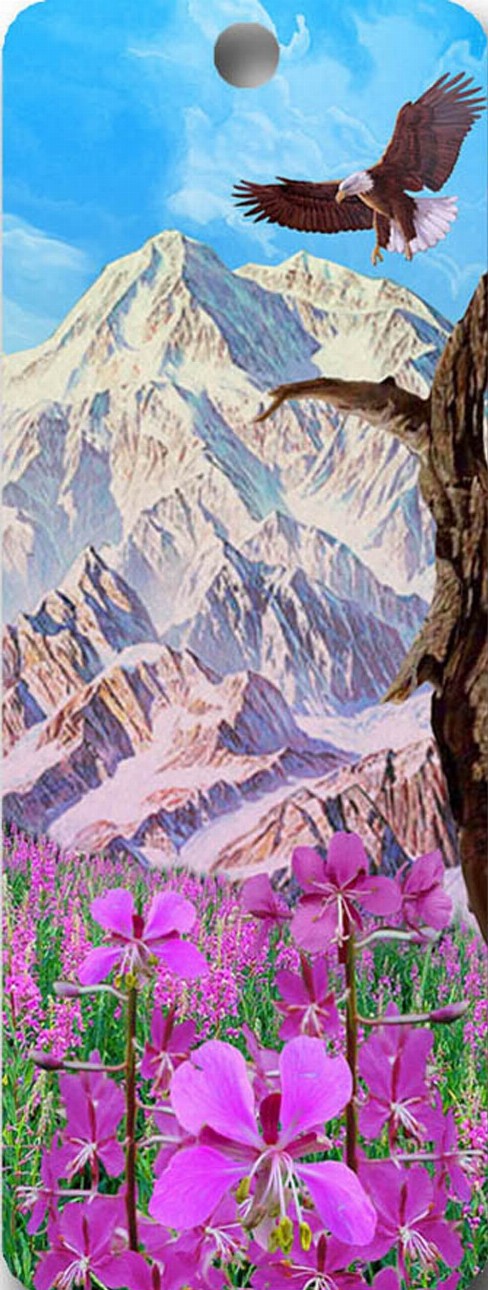 Mountain Range - 3D Bookmark