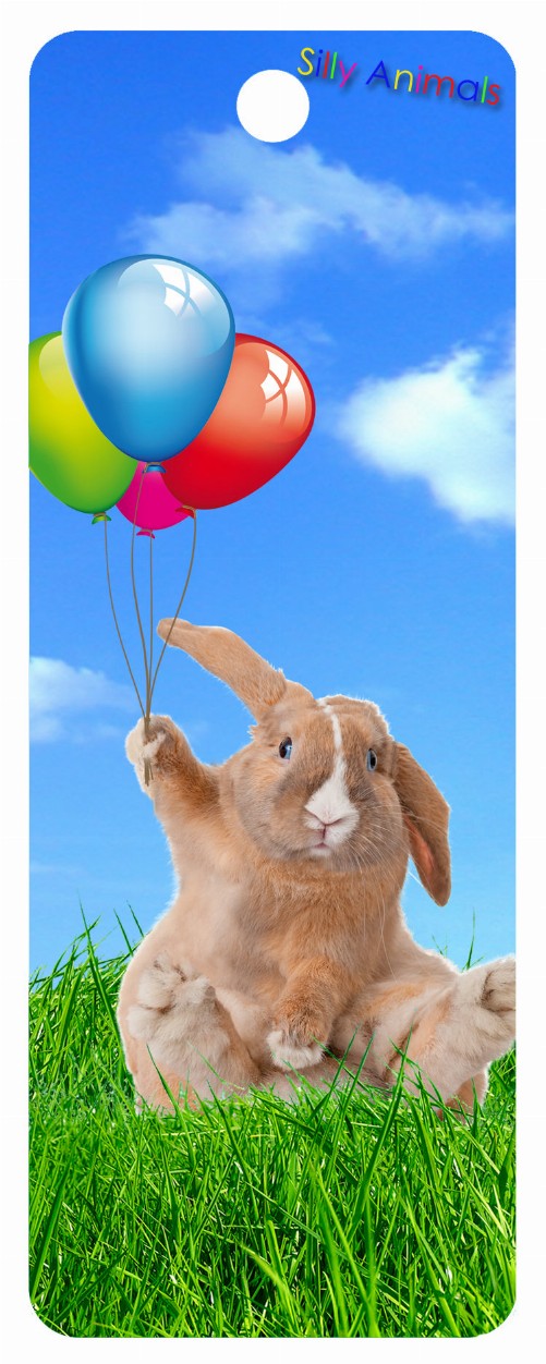 Rabbit Happy - 3D Bookmark