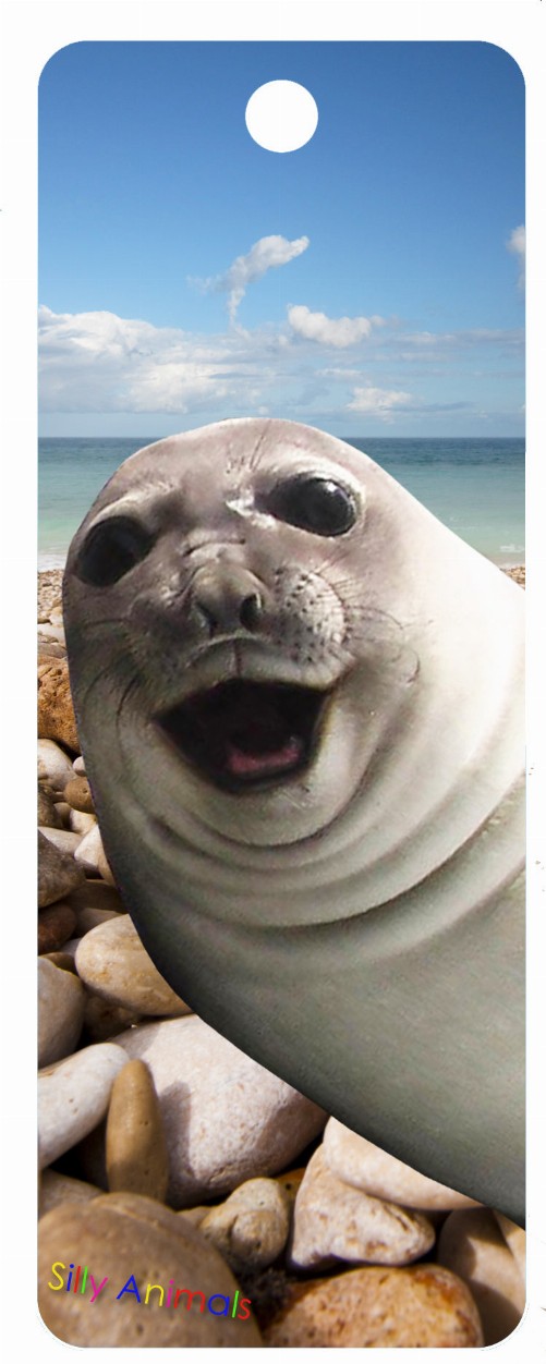 Seal Selfie - 3D Bookmark