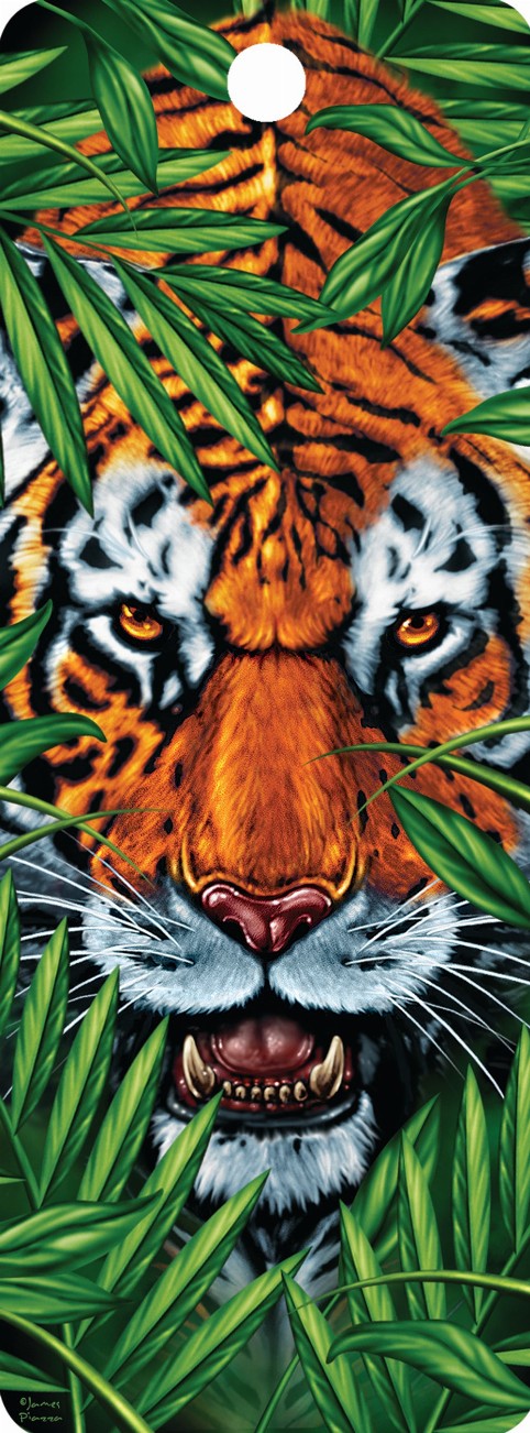 Staredown Tiger - 3D Bookmark