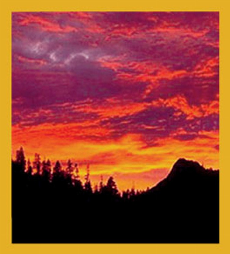 Sunset at Lake Tahoe - Magnetic Bookmark