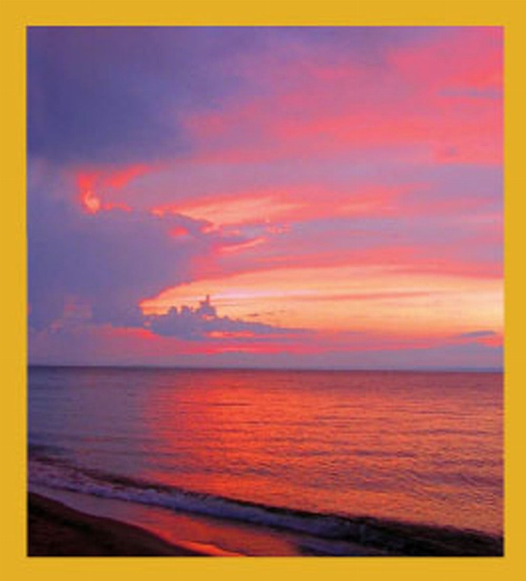 Sunset at the Lake - Magnetic Bookmark