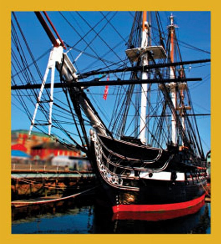 U.S.S. Constitution at Anchor - Magnetic Bookmark