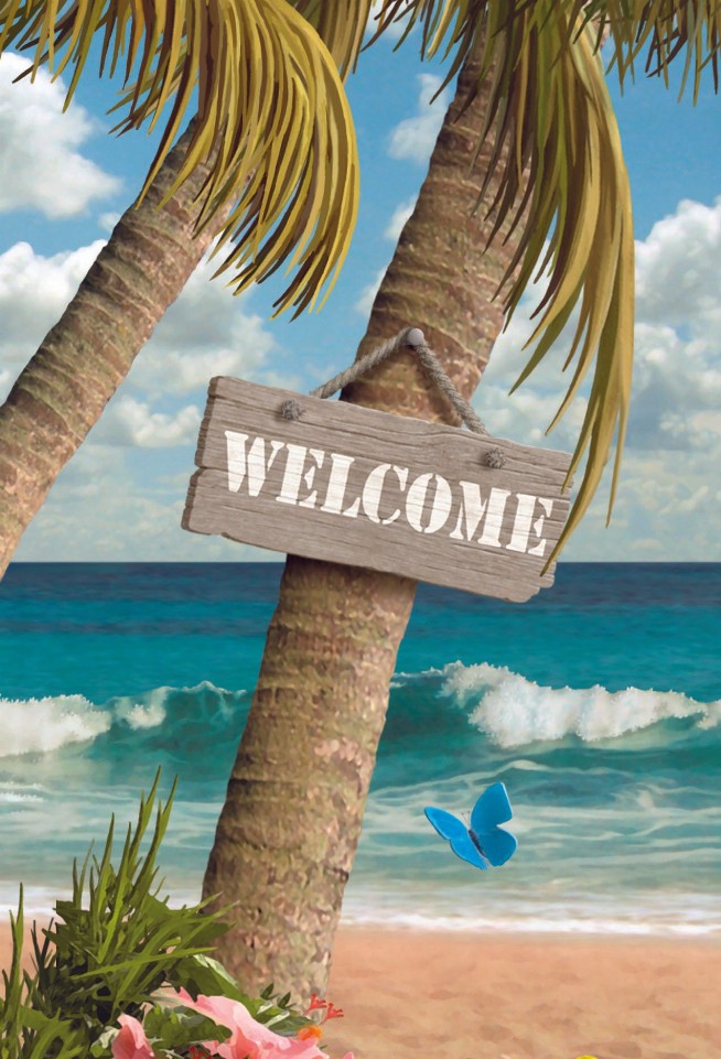 Welcome to Paradise - 3D Magnet