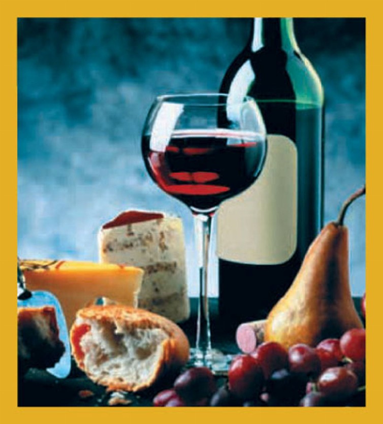 Wine Still Life - Magnetic Bookmark