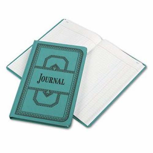 Boorum & Pease Boorum 66 Series Blue Canvas Journal Books - 150 Sheet(s) - Blue - White Sheet(s) - Red, Blue Print Color - Blue 