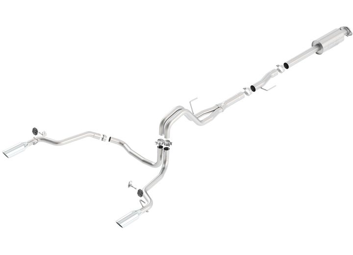 15-C F150 3.5L/5.0L EXTENDED CAB 78.8IN CREW CAB 67.0IN ATAK CAT-BACK EXHAUST