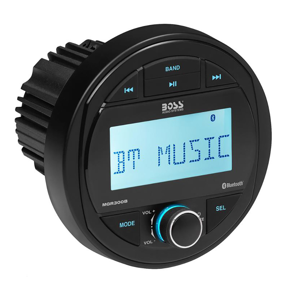 Boss Marine Gauge Digital Media AM/FM Receiver ( No CD/DVD )