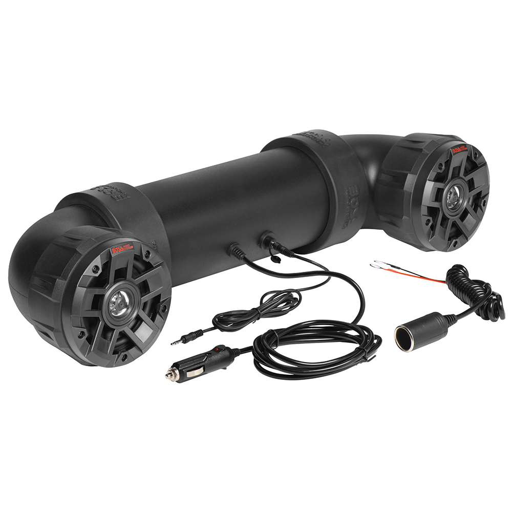 Boss Audio UTV4B Amplified All Terrain Sound System w/4" Marine Speakers & 1" Tweeters - Black