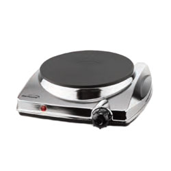 Electric 1000W Single Hotplate Chrome