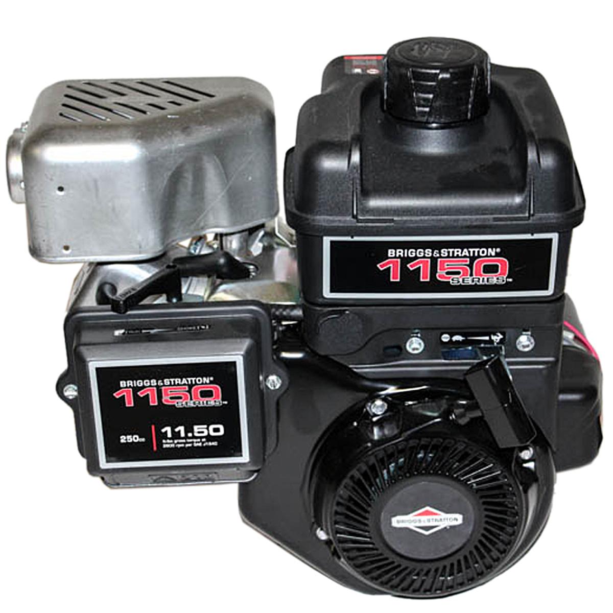 1150 Series Horizontal 3/4" x 1.457" Shaft, Intek OHV, Electric & Recoil Start, Briggs & Stratton Engine