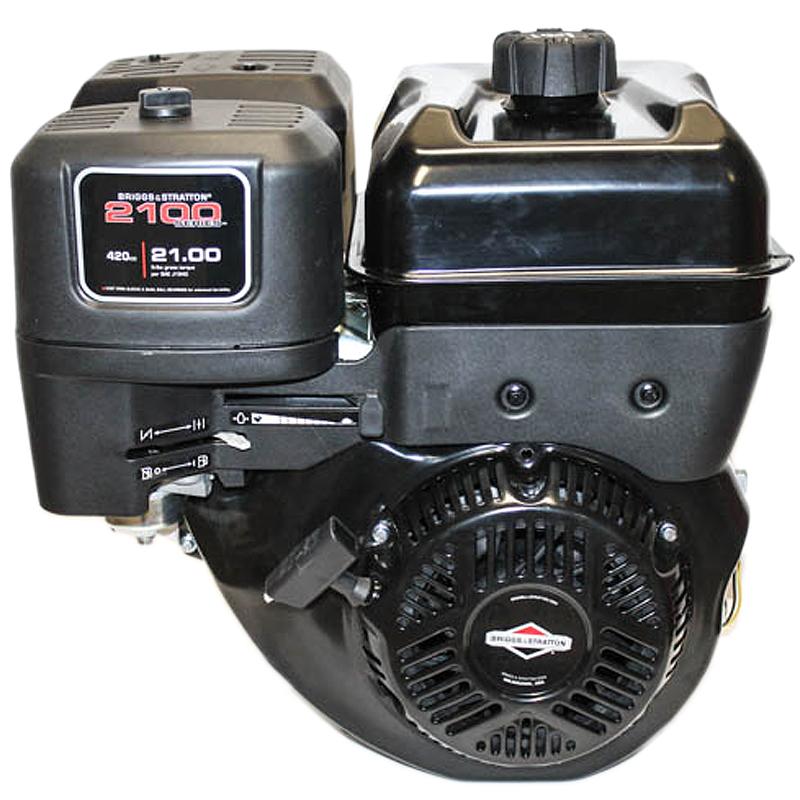 21 Gross Torque Horizontal 1"x3-21/32" Shaft, Recoil Start, Dual Ball Bearings, LOS, Briggs & Stratton Engine