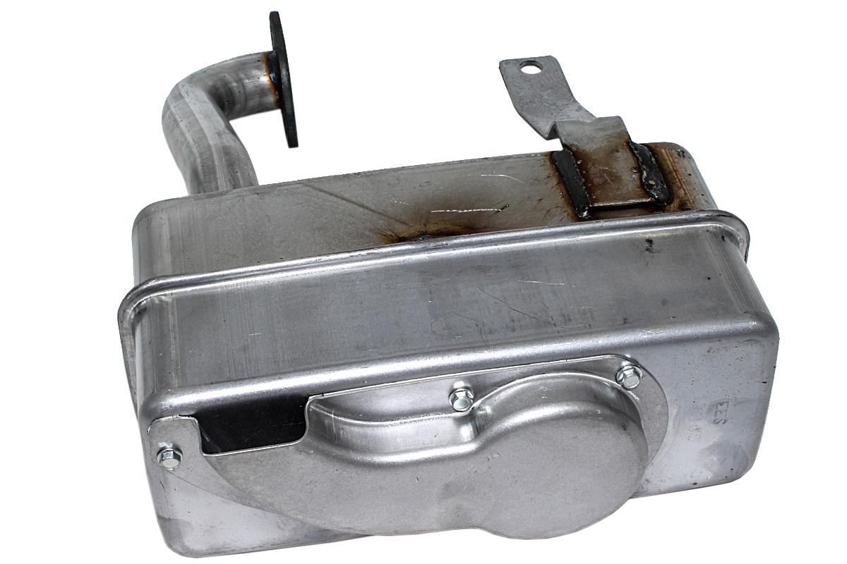 137352 low muffler for Briggs OHV 11-20hp single cylinder engines, fits AYP, Briggs and Stratton