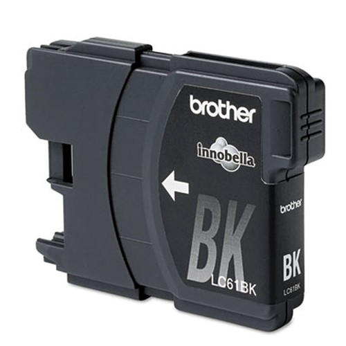 Brother Innobella LC61BK Ink Cartridge - Inkjet - 450 Pages - Black - 1 Each