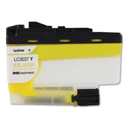 Brother Genuine LC3037Y Super High-yield Yellow INKvestment Tank Ink Cartridge - 1500 Pages