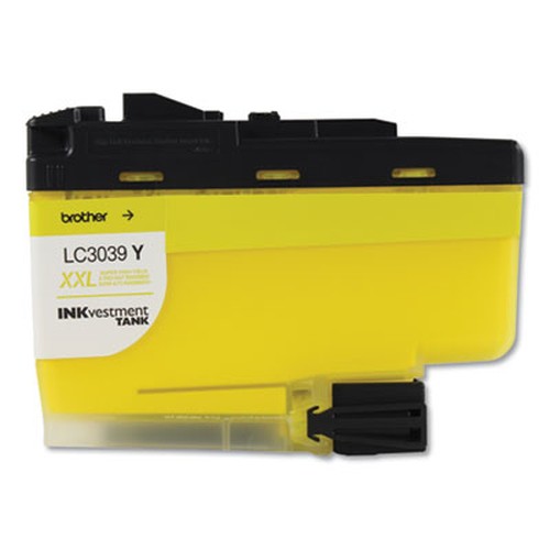 Brother Genuine LC3039Y Ultra High-yield Yellow INKvestment Tank Ink Cartridge - 5000 Pages