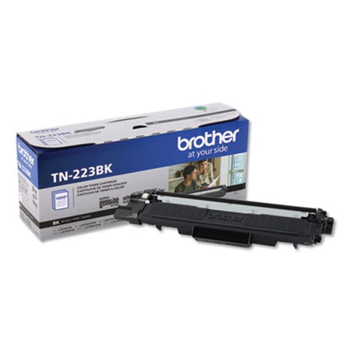 Brother Genuine TN-223BK Standard Yield Black Toner Cartridge - 1400 Pages