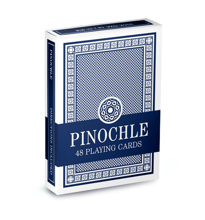 Single Blue Deck Pinochle Playing Cards 