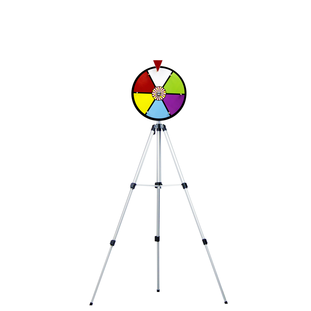 12" Color Dry Erase Prize Wheel w/ Floor Stand