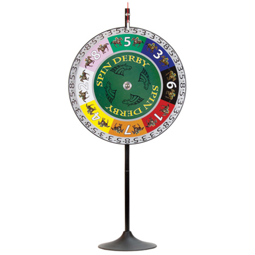 36" Spin Derby Prize Wheel w/Extension Base