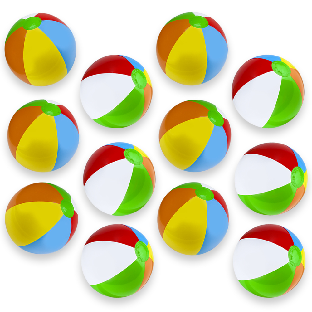 12-Pack 12" Beach Balls