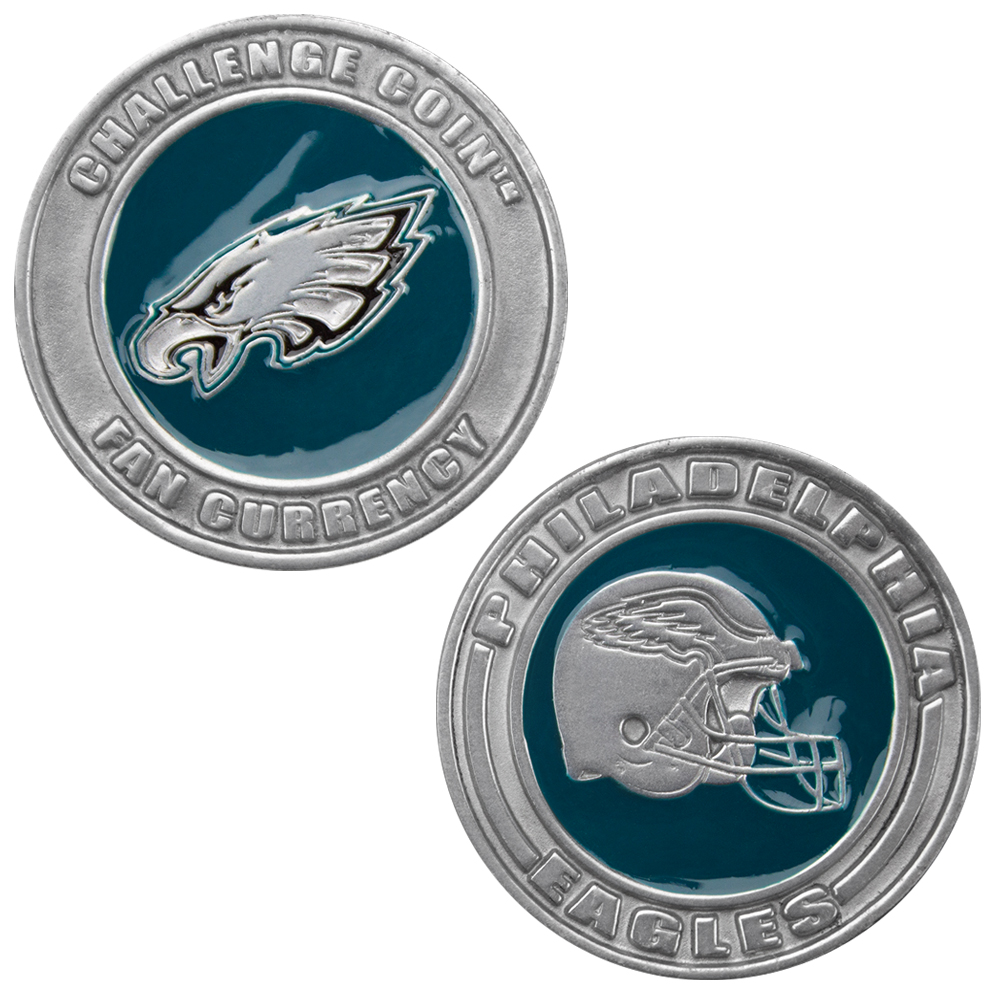 Challenge Coin Card Guard - Philadelphia Eagles