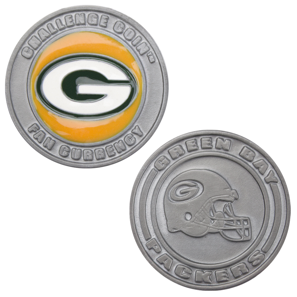 Challenge Coin Card Guard - Green Bay Packers