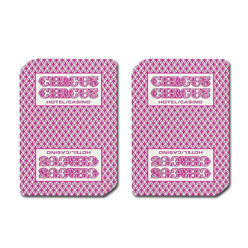 Single Deck Used in Casino Playing Cards - Circus Circus