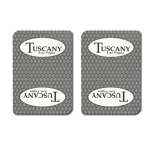 Single Deck Used in Casino Playing Cards - Tuscany