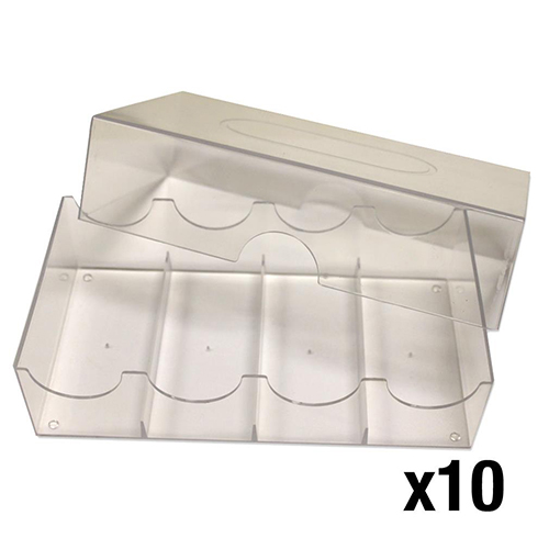 Poker Chip Storage Box - Pack of 10