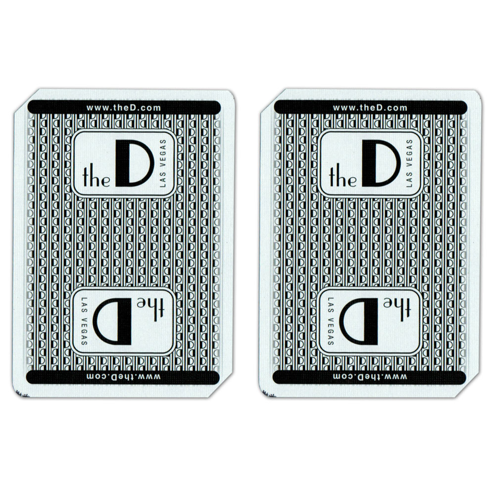 Single Deck Used in Casino Playing Cards - The D Las Vegas