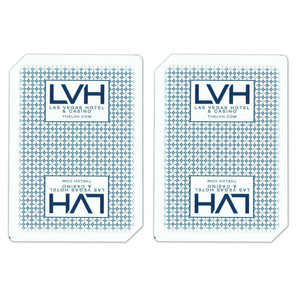 Single Deck Used in Casino Playing Cards - LVH