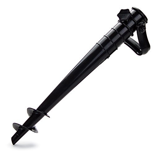 Plastic Beach Umbrella Sand Anchor, Black