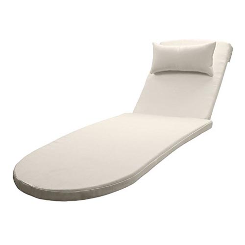 All-Weather Outdoor Chaise Lounge Cushion