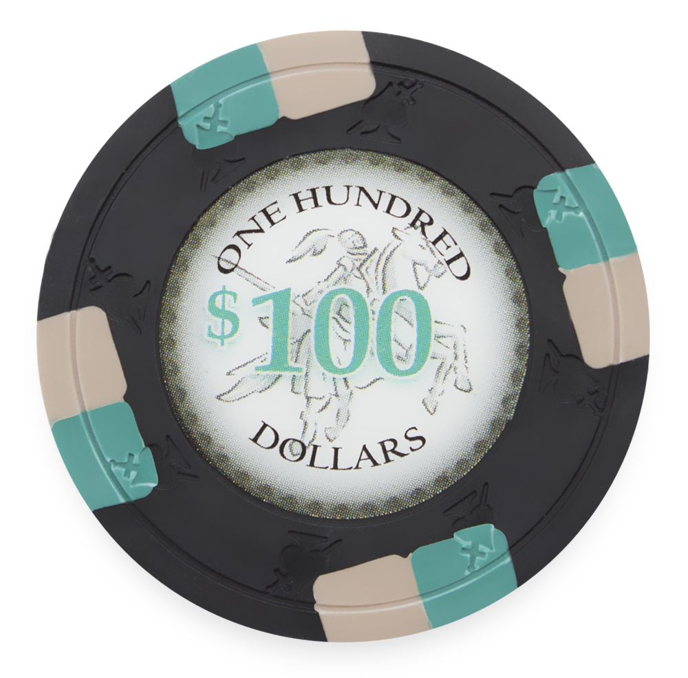 Poker Knights 13.5 Gram, $100