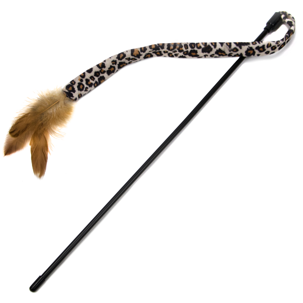 Leopard Print Cat Wand