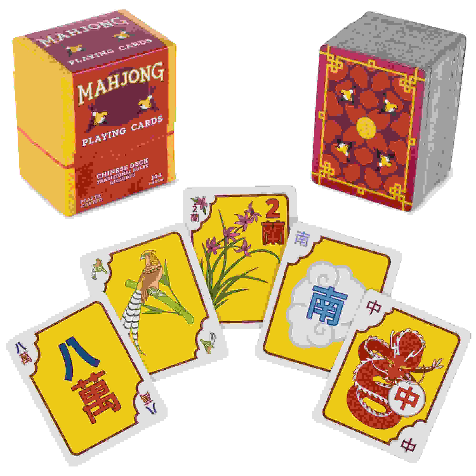 Chinese Mahjong Playing Cards