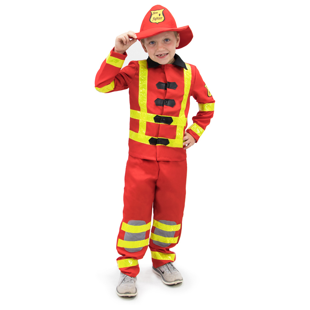 Flamin' Firefighter Children's Costume, 5-6