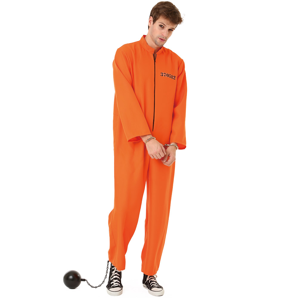 Conniving Convict Adult Costume, L