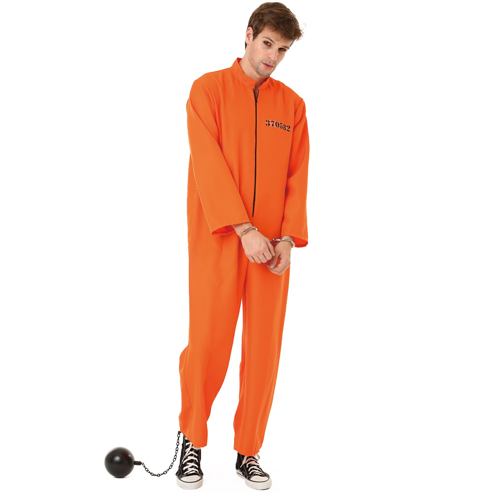 Conniving Convict Adult Costume, XL